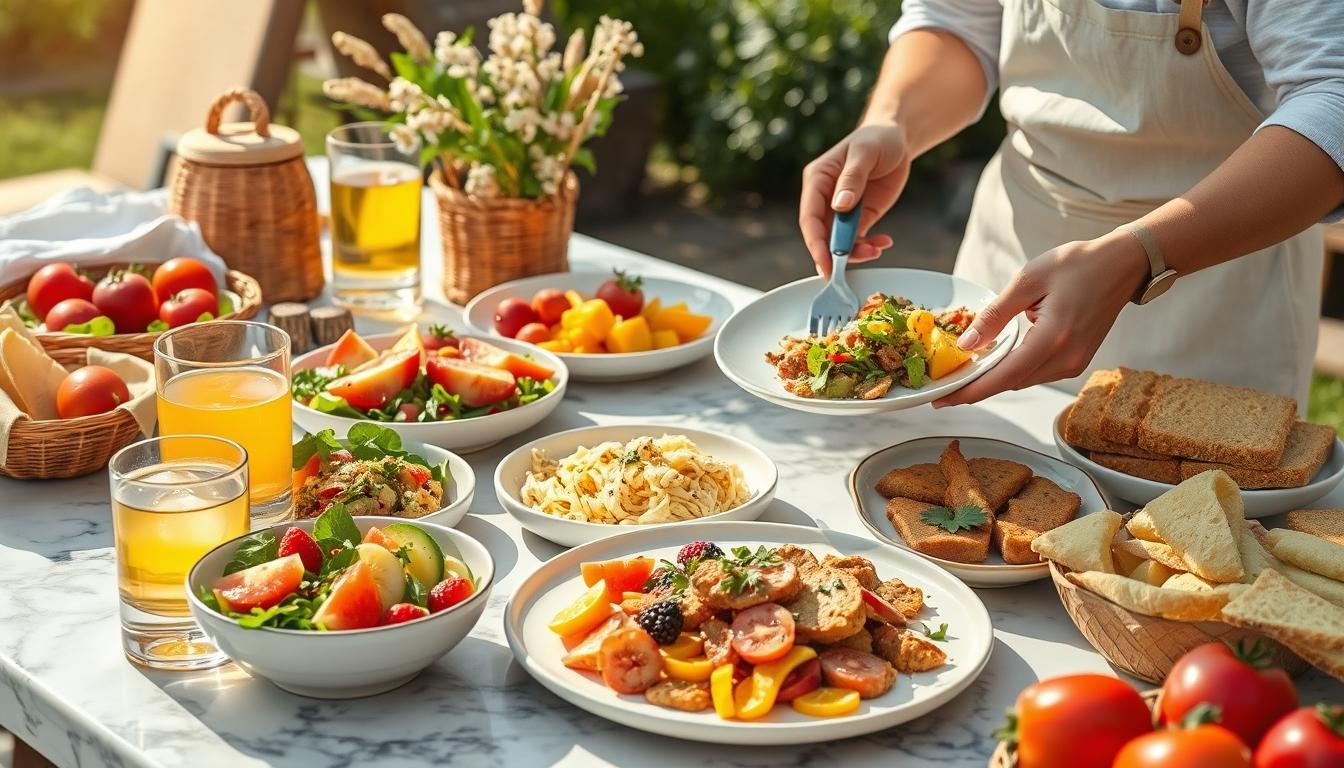 Home cook preparing ingredients in the kitchen