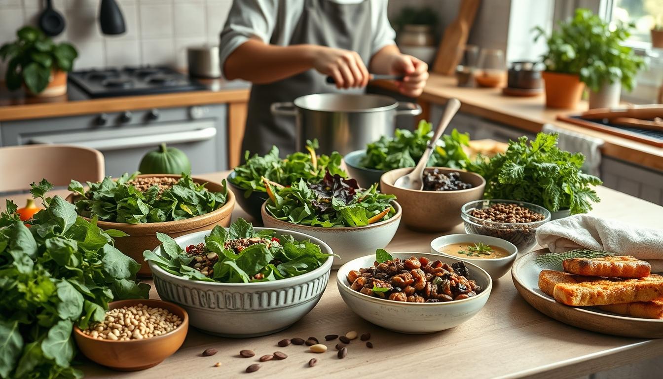 Cozy home-cooked dinner idea